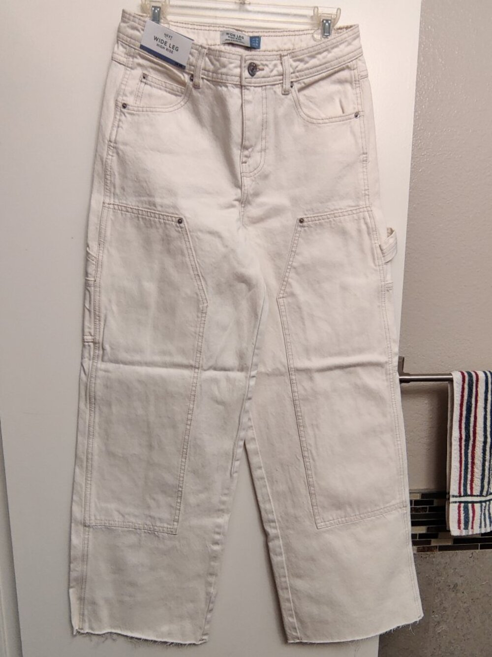 next White Wide Leg Pants